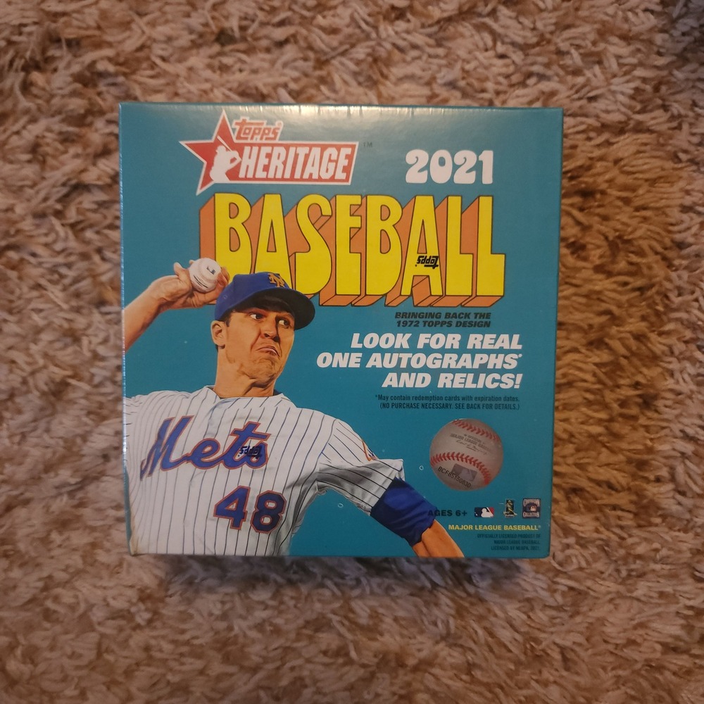 Topps Heritage 2021 Baseball Mega Box MLB New Factory Sealed